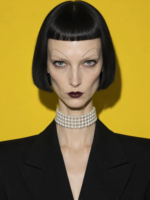 Lady Vermutti, retrato de personagem gerado por IA