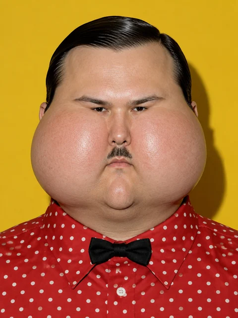 Tito Bochecha, retrato de personagem gerado por IA