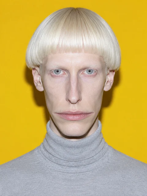 Olaf Branco, retrato de personagem gerado por IA